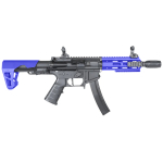 King Arms PDW 9mm SBR M-LOK Airsoft AEG Rifle-BLUE - Image 2