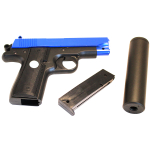 G2A Galaxy Airsoft Metal Spring Pistol - Two Tone - Image 4