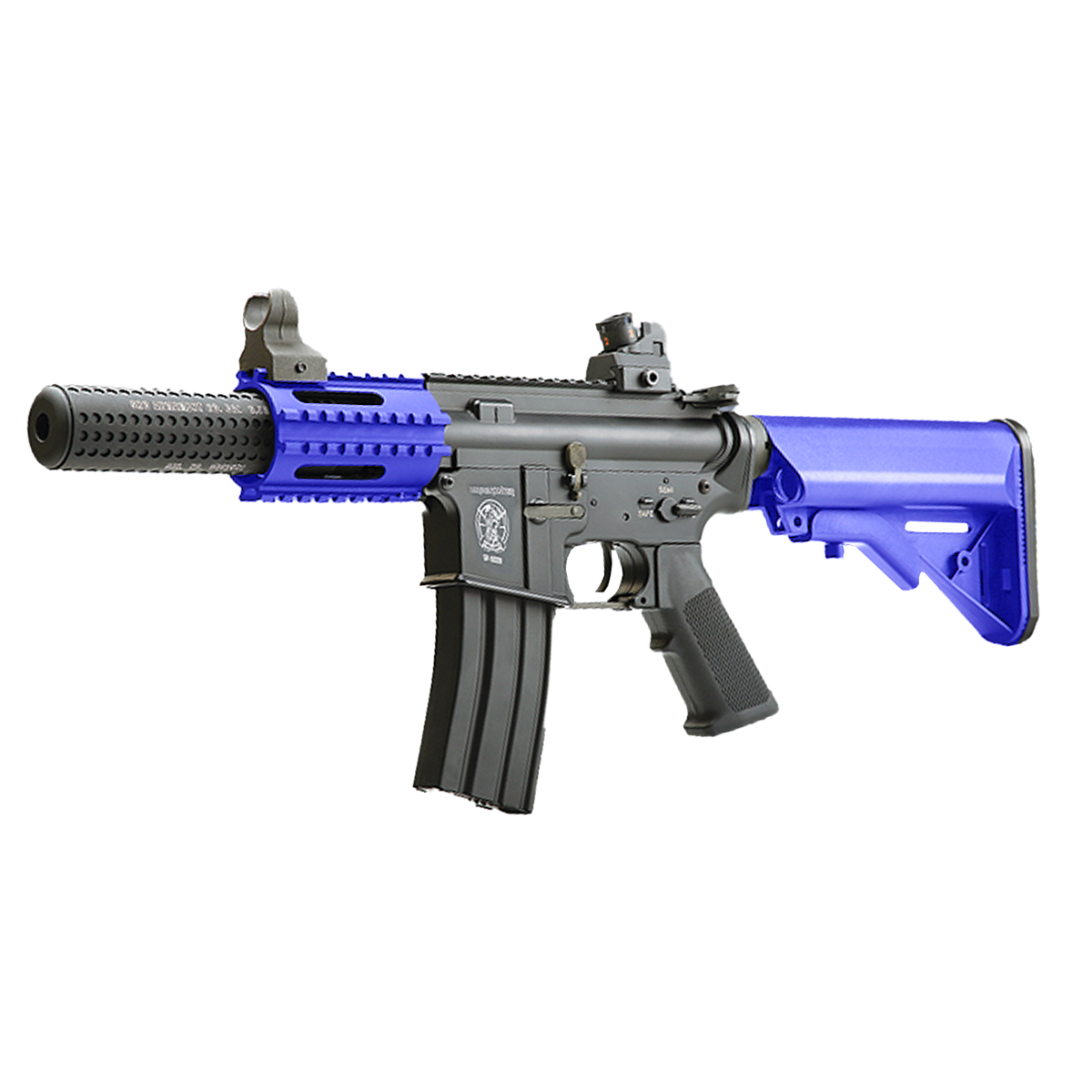 SRC M4 Micro SD Gen 2 Airsoft Electric Rifle Two Tone Blue - Trimex ...