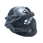 Airsoft Tactical Helmet G4 Full Face Black - Image 3