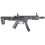 King Arms PDW 9mm SBR M-LOK Airsoft AEG Rifle-BK - Image 2