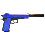 M24  Double Eagle Airsoft Spring Pistol With Supressor - Two Tone - Image 4