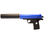 G2A Galaxy Airsoft Metal Spring Pistol - Two Tone - Image 1