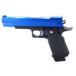 G6 Galaxy Airsoft Metal Spring Pistol - Two Tone - Image 1