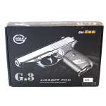 G3 Galaxy Airsoft Metal Spring Pistol - Two Tone - Image 2
