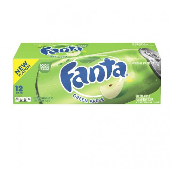 Fanta Green Apple Pack of 12 - Trimex Wholesale UK