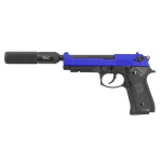 SR92 X2 Co2 Airsoft Pistol with Silencer - Image 1