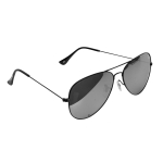 Bulldog Aviator Sunglasses Black Grey - Image 2