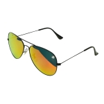 Bulldog Aviator Sunglasses Black Red - Image 1