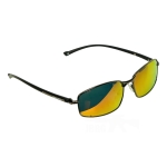 Bulldog Geomatric Sunglasses Black Red - Image 2