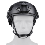 Air Flow Type Fast Helmet for Airsoft Black - Image 1