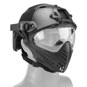 Tactical Piloteer Helmet and Mask for Airsoft