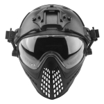 Tactical Piloteer Helmet and Mask for Airsoft Black - Image 7