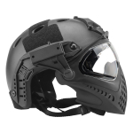Tactical Piloteer Helmet and Mask for Airsoft Black - Image 6