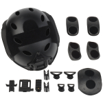 Future Assault Shell Technology Fast PJ Type Helmet for Airsoft Black - Image 2