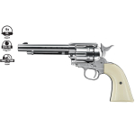 Colt SAA .45 Nickel & Pearl Single Action Army 4.5 BB - Image 1
