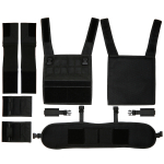 Trimex VE43 Portable Conception Plate Carrier Tactical Vest Black - Image 2