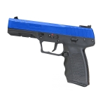 SRC MAVERICK GAS AIRSOFT PISTOL BLUE AND BLACK - Image 1