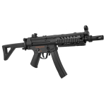 SR5 TAC SMG METAL AEG GEN2 MP5 AIRSOFT GUN BLACK - Image 2