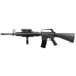 WELL M16A3 CARBINE SPRING AIRSOFT RIFLE BLACK - Image 1