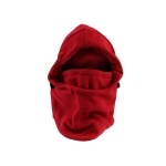 SNOOD FLEECE FACE MASK RED - Image 1