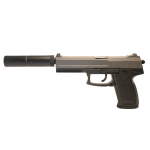 M23  Double Eagle Airsoft Spring Pistol With Supressor - Image 1