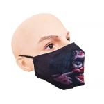 Novelty Clown Print Textile Face Mask