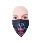 Novelty Clown Print Textile Face Mask