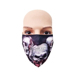 Fashion Textile Ignorance Skull Reusable Face Mask
