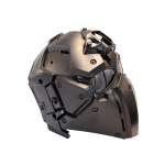 Airsoft Tactical Helmet with NVG Shroud and Transfer Base Black - Image 3