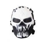 Painted Skull Airsoft Team Mask - Image 1
