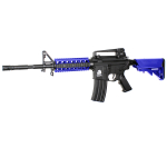 BULLDOG M4PG RIS AIRSOFT GUN Blue and Black - Image 3