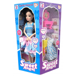 980C3 DOLL SET OF 3 WITH 6 DRESSES AND ACCESSORIES - Image 3