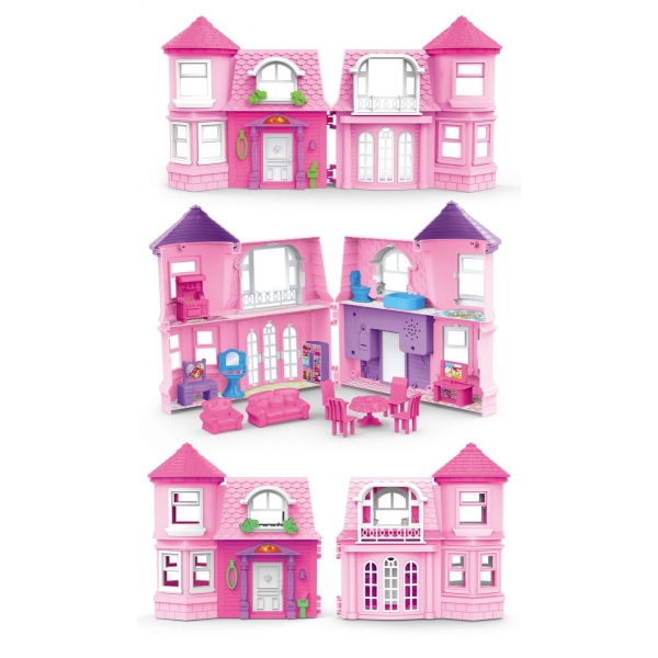 AY9003A DOLL VILLA PLAY SET WITH MUSIC AND LIGHT