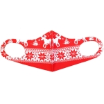 Festive Washable Face Masks with Christmas Patterns