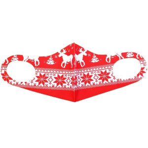 Festive Washable Face Masks with Christmas Patterns