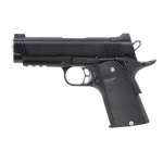 King Arms Predator Tactical Shrike 1911 Rail Compact Airsoft Pistol Black - Image 1