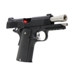 King Arms Predator Tactical Shrike 1911 Rail Compact Airsoft Pistol Black - Image 2
