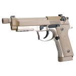 KL M92 TD Co2 Blowback Air Pistol with Threaded Barrel and hard case - Image 1