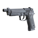 KL M92 Co2 Blowback Air Pistol with Threaded Barrel - Image 2