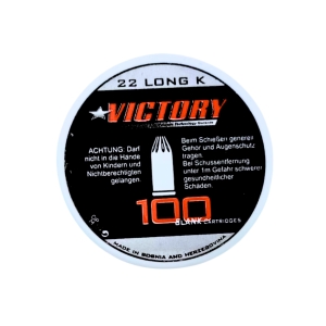 VICTORY 6MM BLANKS 100 .22 LONG