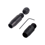 10J1-AL01 Airgun Silencer Adaptor AA S 400/410 Black Anodized Alloy - Image 1