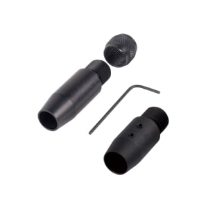 10J1-AL01 Airgun Silencer Adaptor AA S 400/410 Black Anodized Alloy