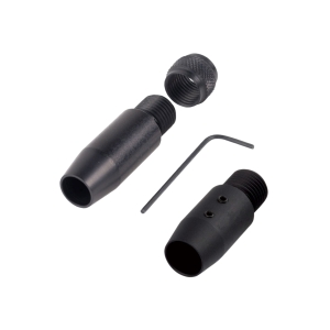 10J1-AL16 Airgun Silencer Adaptor 11mm Black