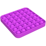 SQUARE BUBBLE POPPING SENSORY DE-STRESS TOY purple