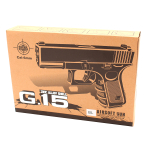 G15 Galaxy Airsoft Metal Spring Pistol - Two Tone - Image 5