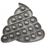 Poop Black BUBBLE POPPING SENSORY DE-STRESS TOY - Image 1