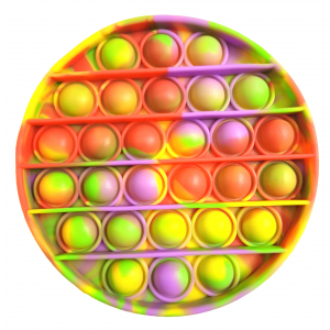 Circle Mutlicolour BUBBLE POPPING SENSORY DE-STRESS TOY