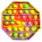 Octagon Mutlicolour BUBBLE POPPING SENSORY DE-STRESS TOY - Image 1