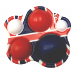 UNION JACK BUBBLE POPPING SIMPLE DIMPLE FIDGET SENSORY TOY - Image 1